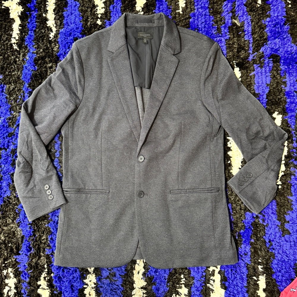 Magaschoni Man Grey Business Blazer